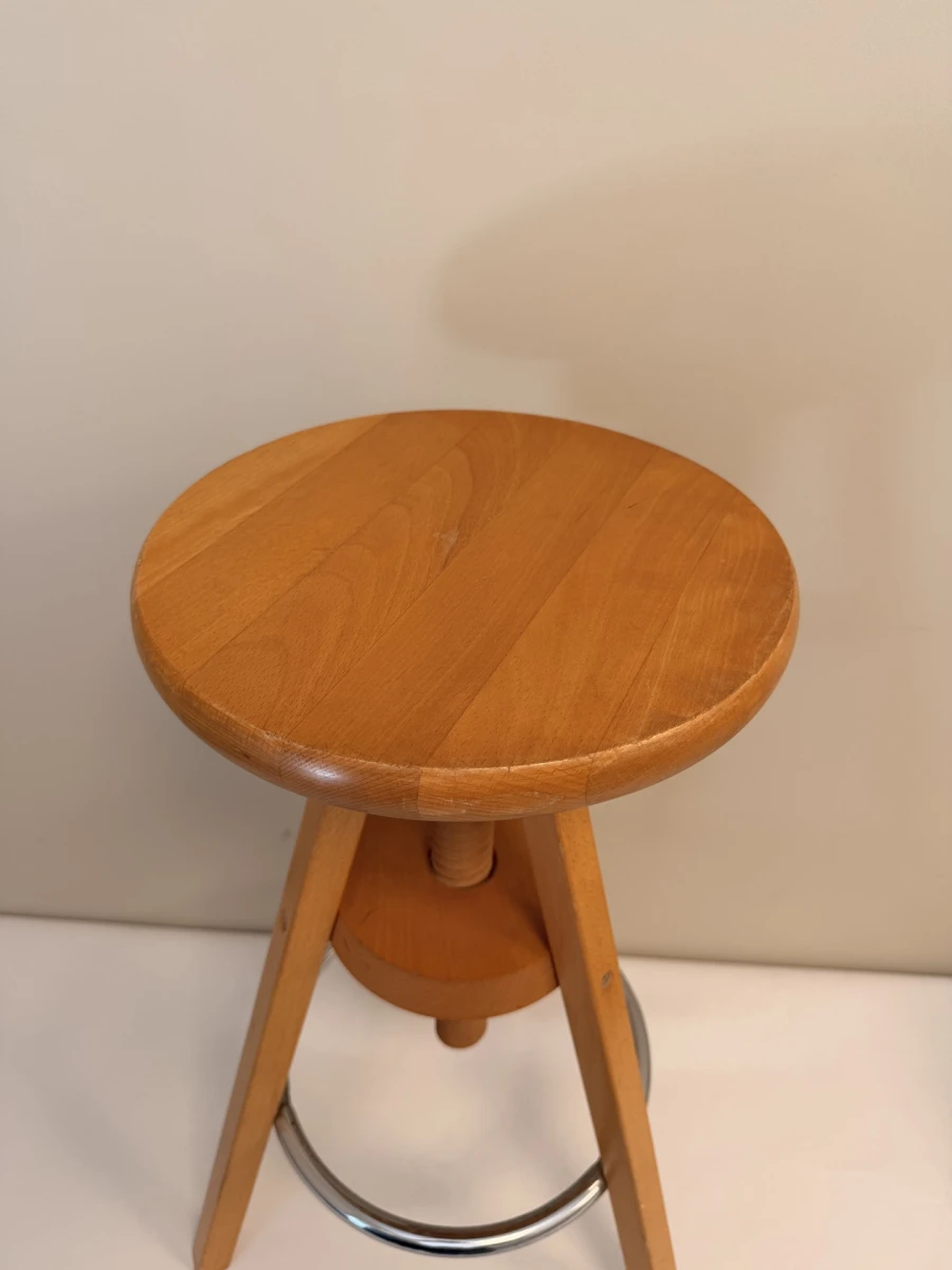 Houten schroefkruk - foto 3