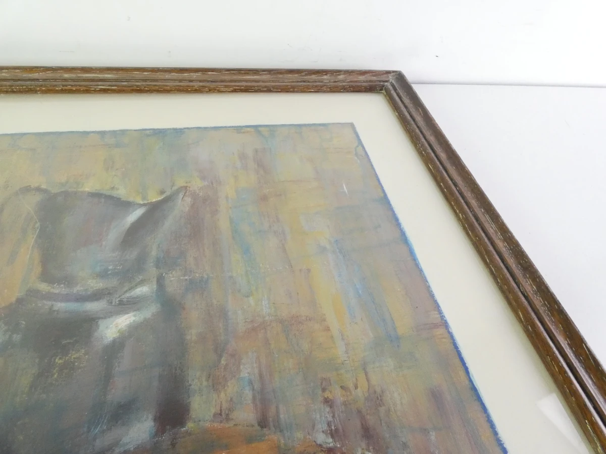 Schilderij stilleven met echtheidscertificaat - René Lapere