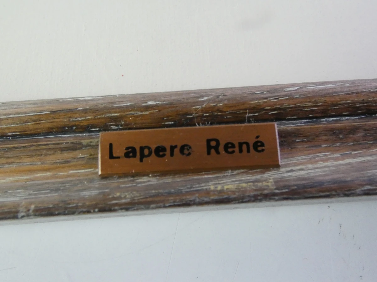 Schilderij stilleven met echtheidscertificaat - René Lapere