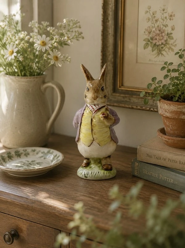 Vintage Royal Albert Beatrix Potter Mr Benjamin Bunny, Engeland ca. 1989