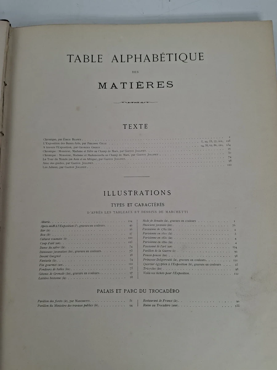 📕 Zeldzaam Antiek Boek: Figaro-Exposition 1889 (Wereldtentoonstelling Parijs) 📕 - foto 4