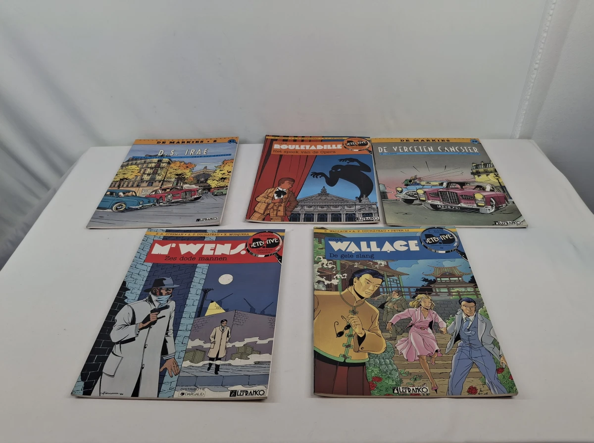 Detective stripverhalen collectie