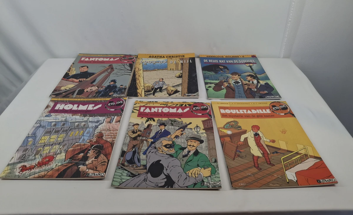 Detective stripverhalen collectie