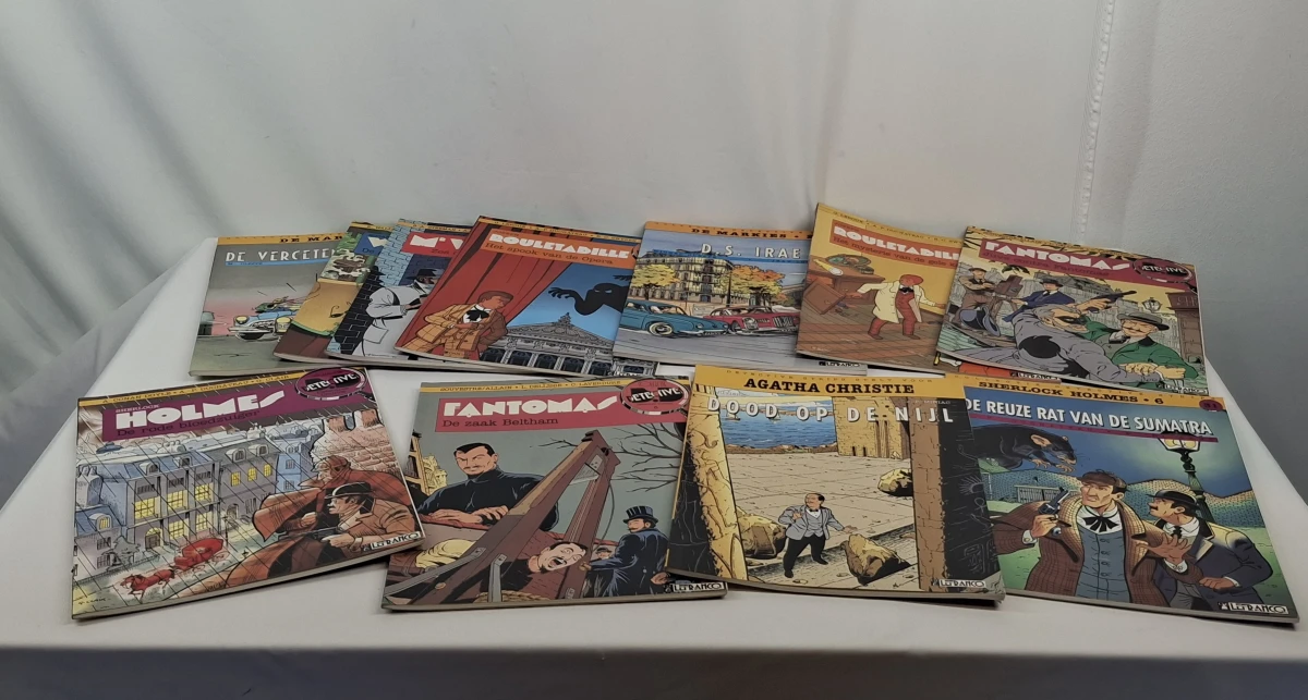 Detective stripverhalen collectie