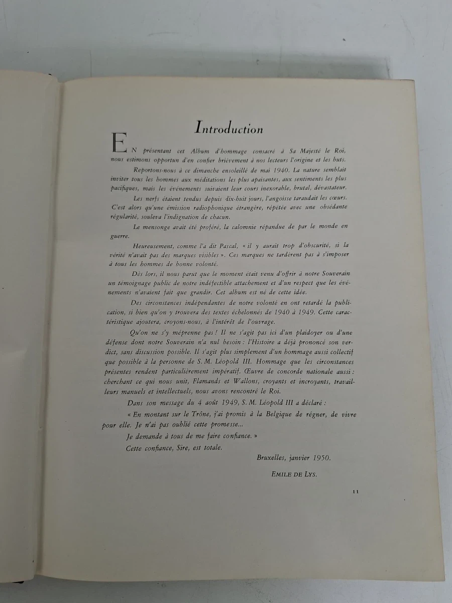 👑 Zeldzaam Historisch Prachtwerk: "Leopold III – Notre Roi Bien-Aimé / Onze Geliefde Koning" (396 pag. - 1950) 👑 - foto 3