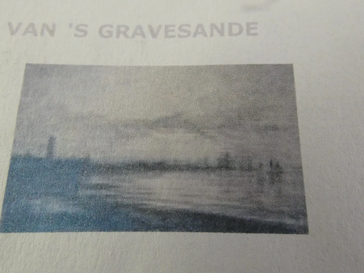 Ingelijste litho 'Decline of Day' van Storm van 's Gravesande