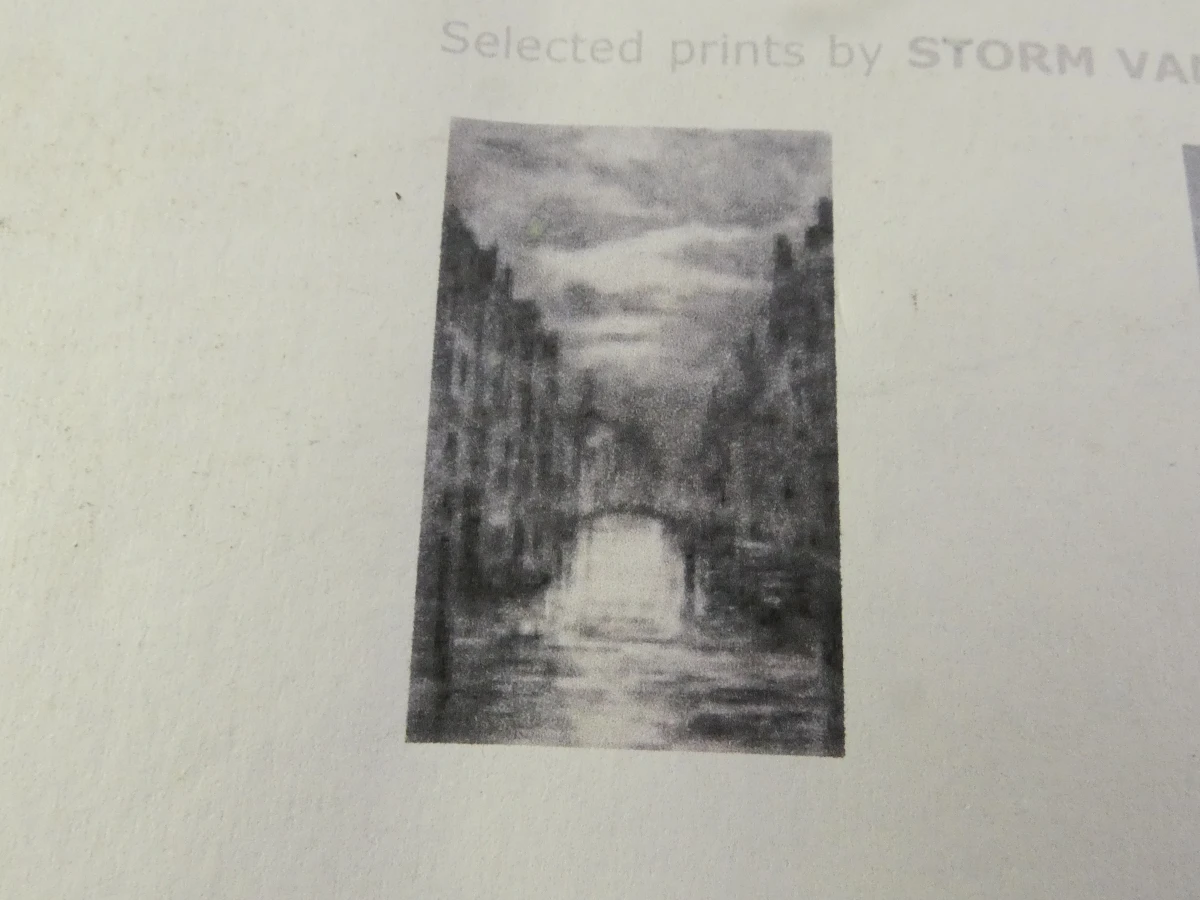 Ingelijste litho 'Decline of Day' van Storm van 's Gravesande