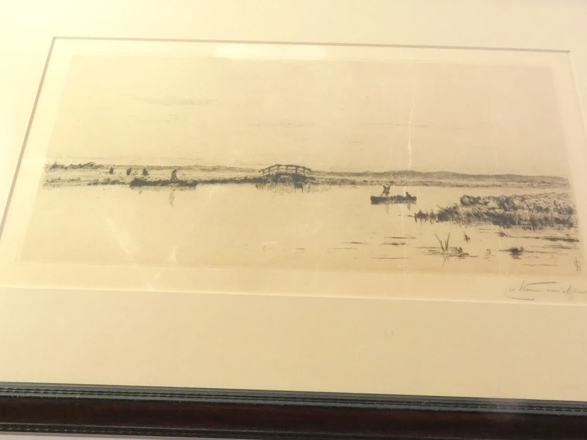 Ingelijste litho 'Decline of Day' van Storm van 's Gravesande