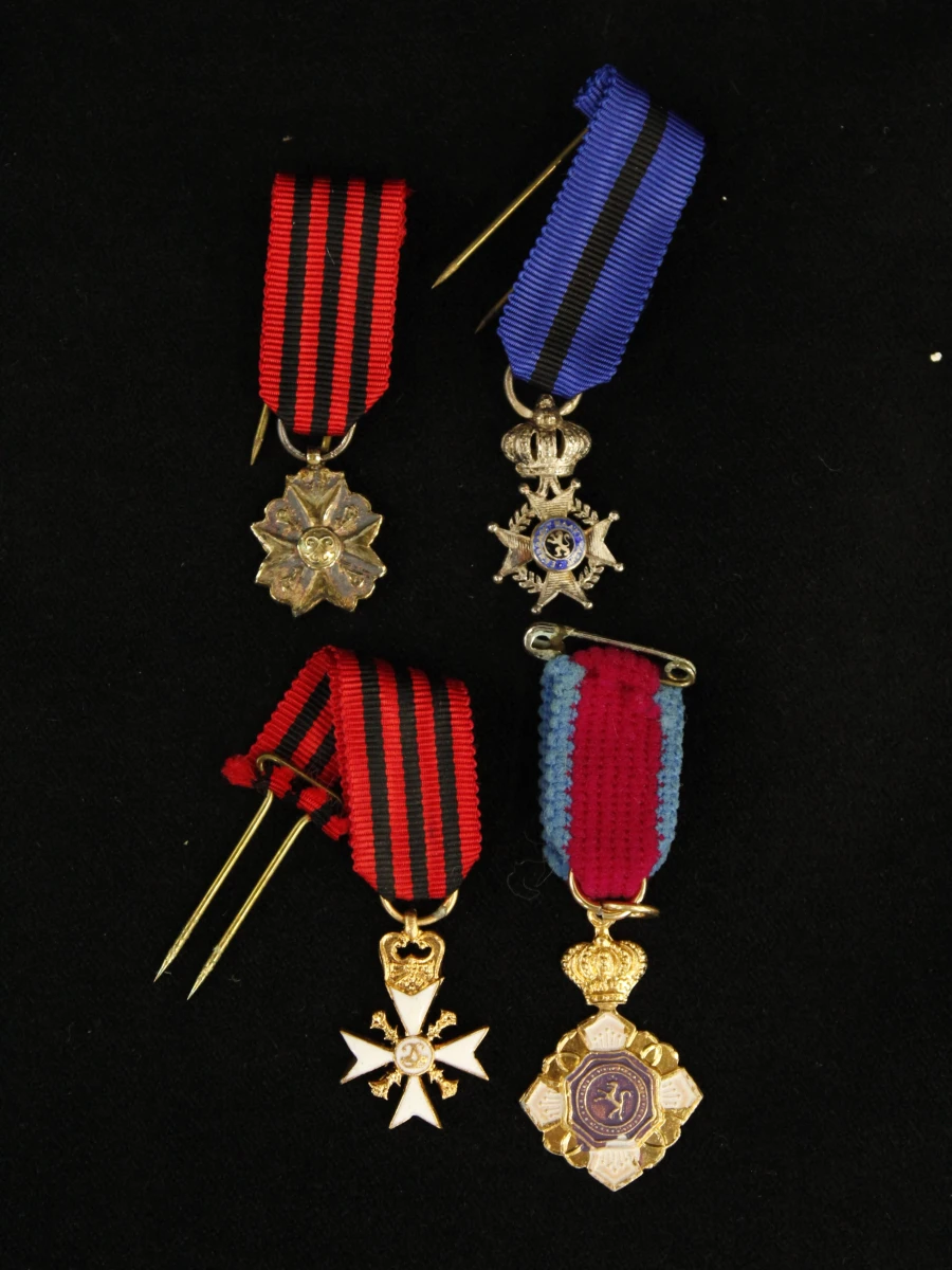 Set van diverse militaire medailles en insignes - foto 2