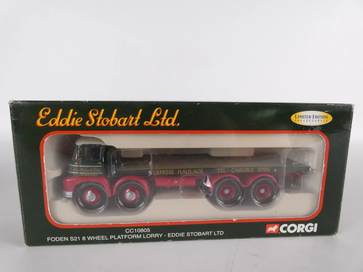 Corgi Classics model vrachtwagens in hun originele dozen