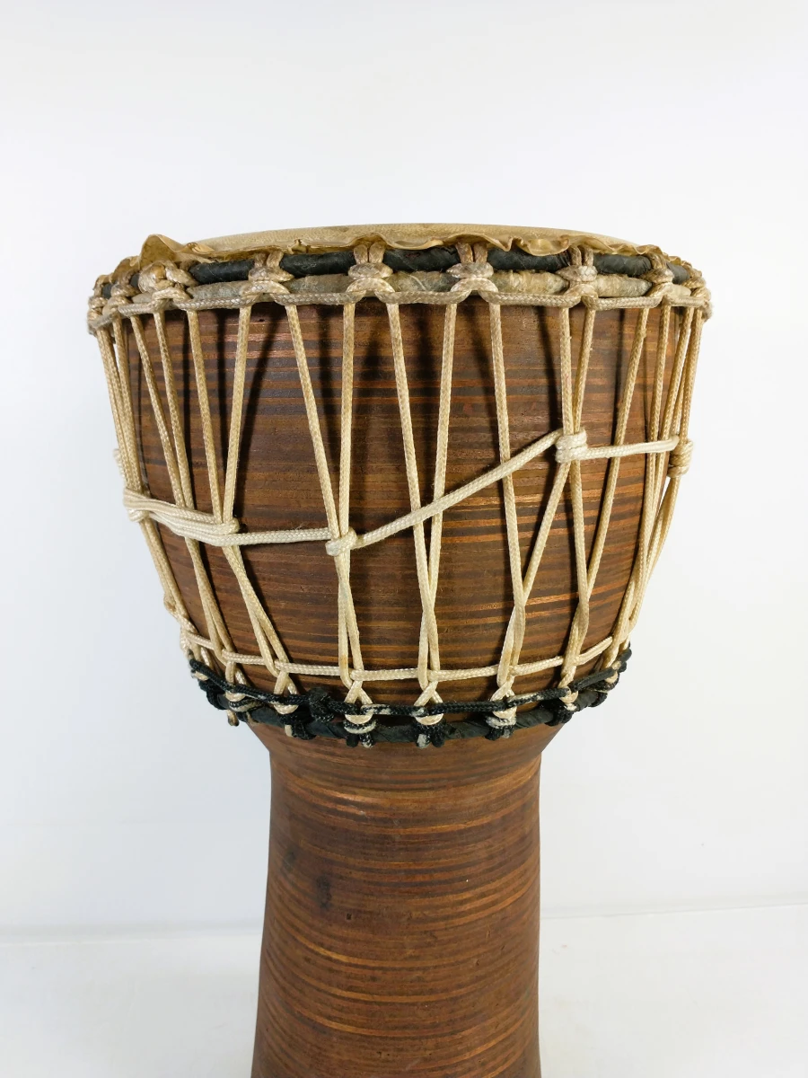 Set van 3 handgemaakte djembe's - foto 4