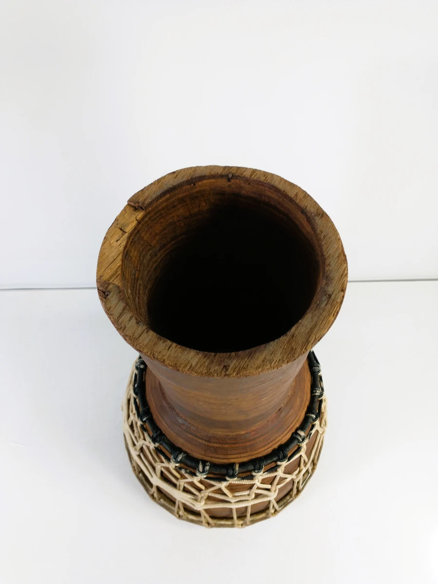 Set van 3 handgemaakte djembe's - foto 5