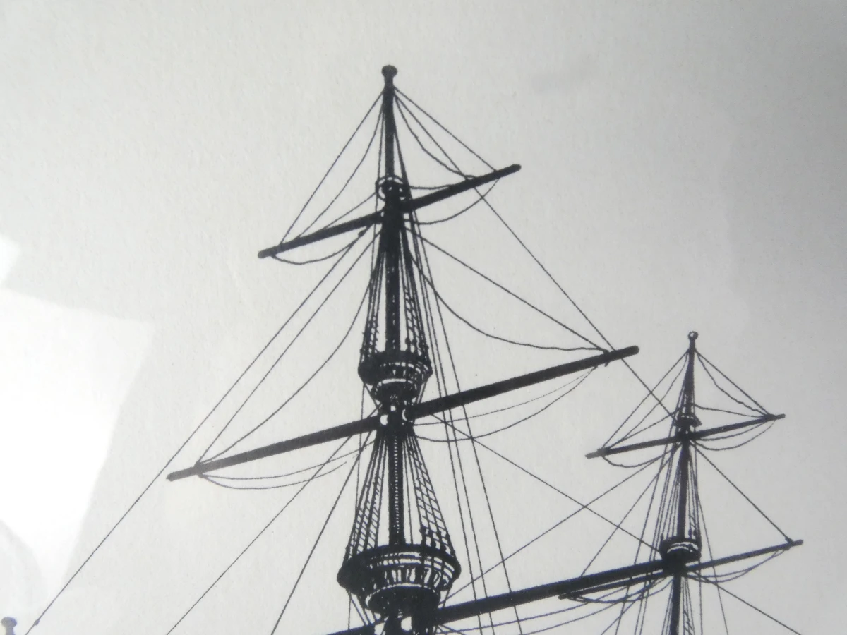 Gesigneerde litho getiteld 'Sovereign'