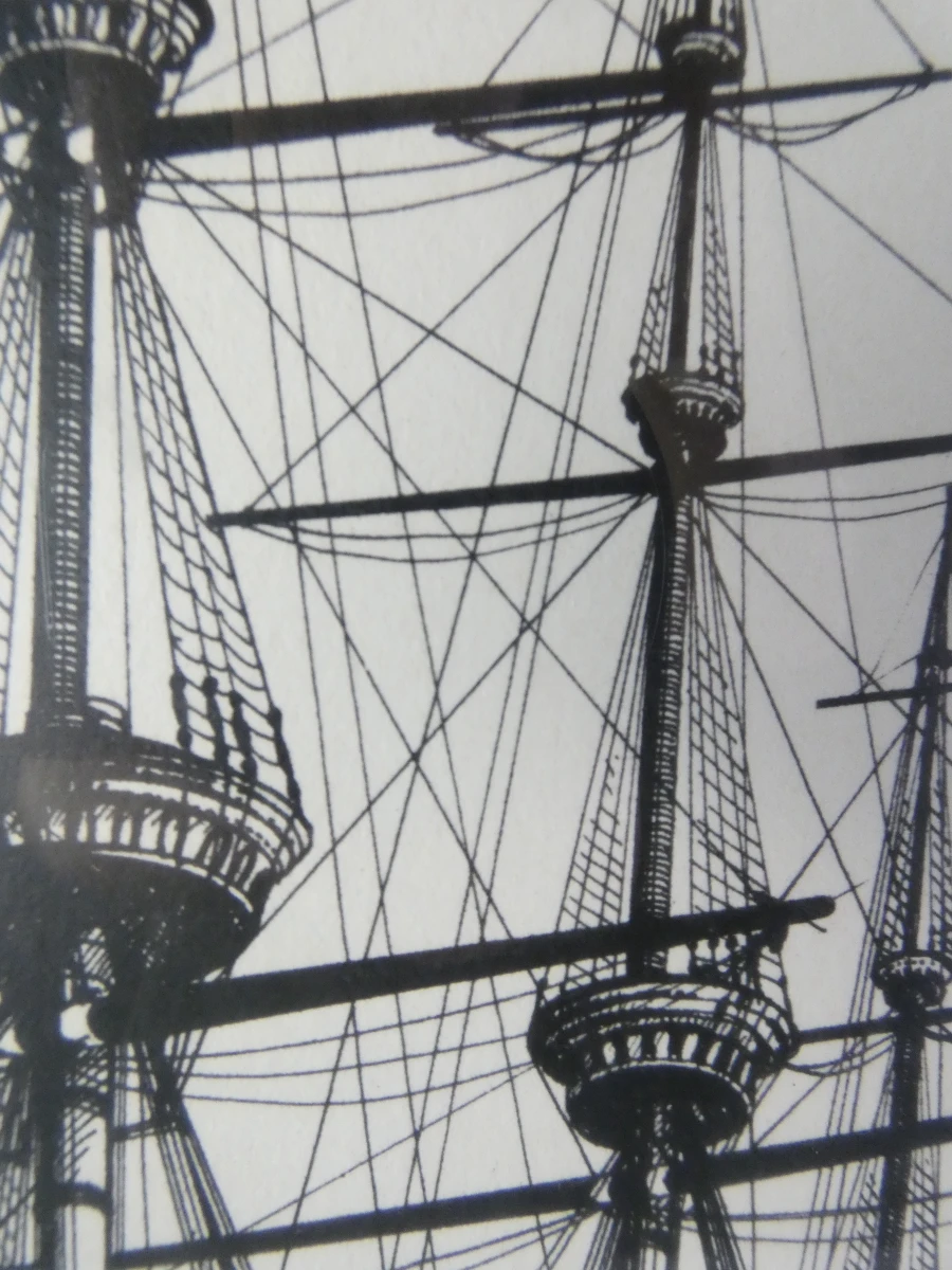 Gesigneerde litho getiteld 'Sovereign'