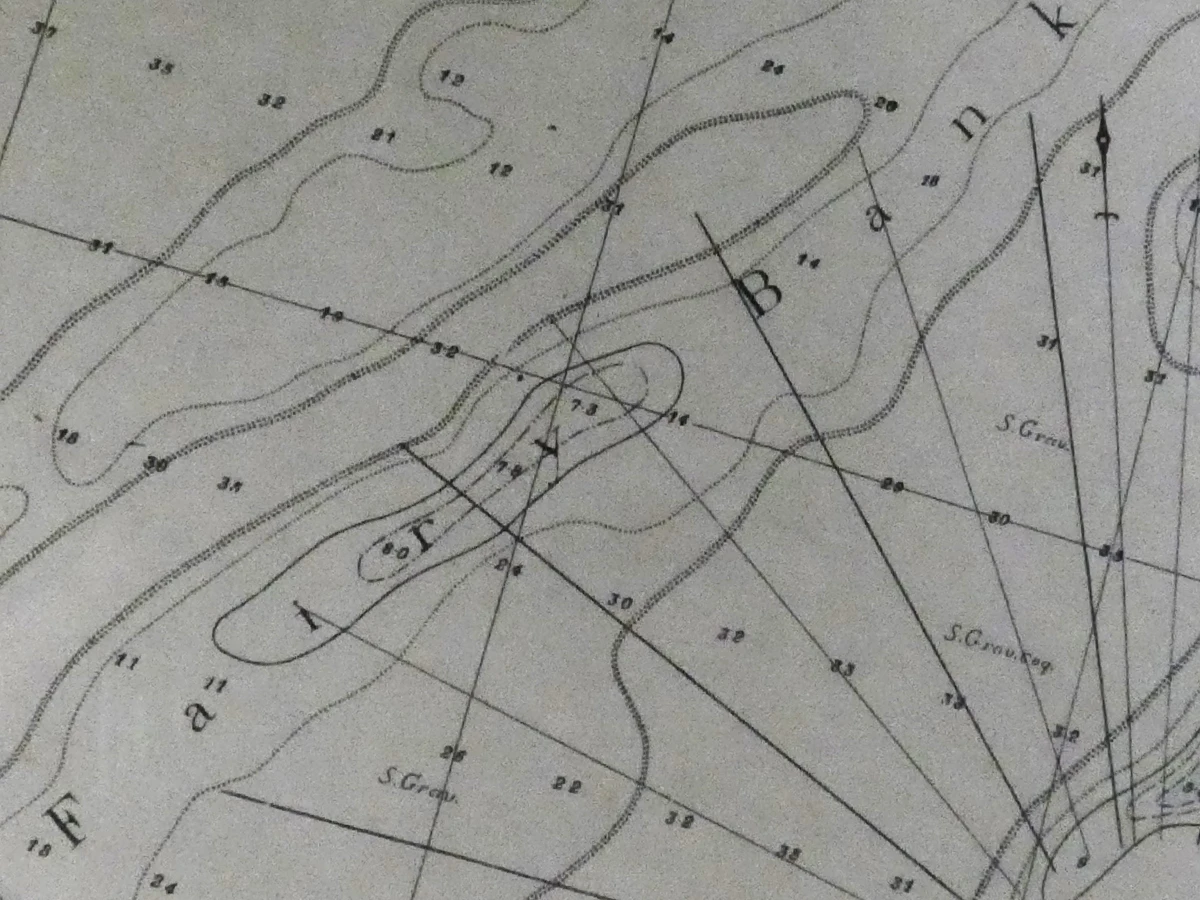 Nautische zeekaart 'Carte Générale des Bancs de Flandres'(1866)