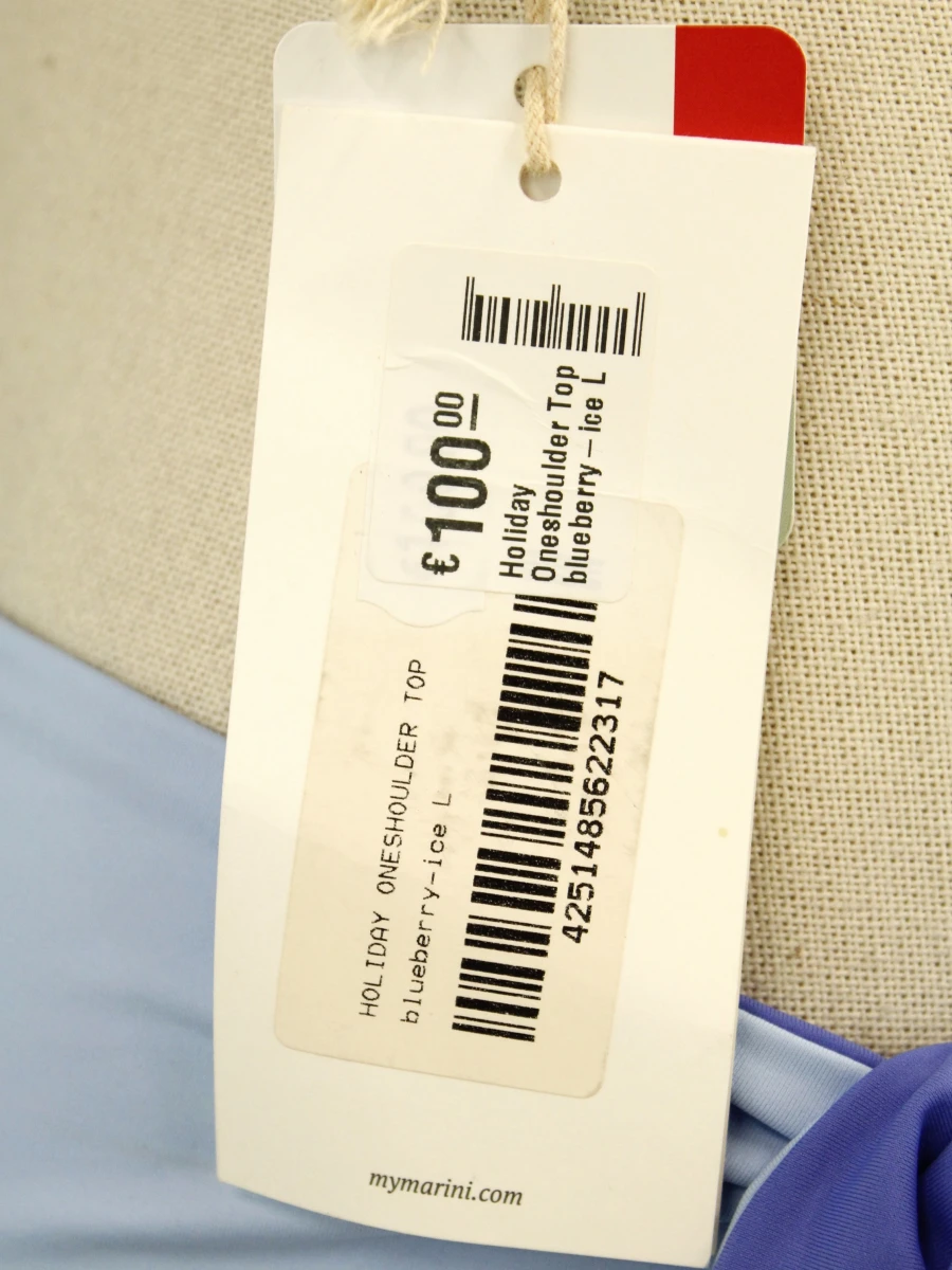 MyMarini omkeerbare one-shoulder bikini - lichtblauw & paars - maat 40/42 - nieuw met label - foto 5