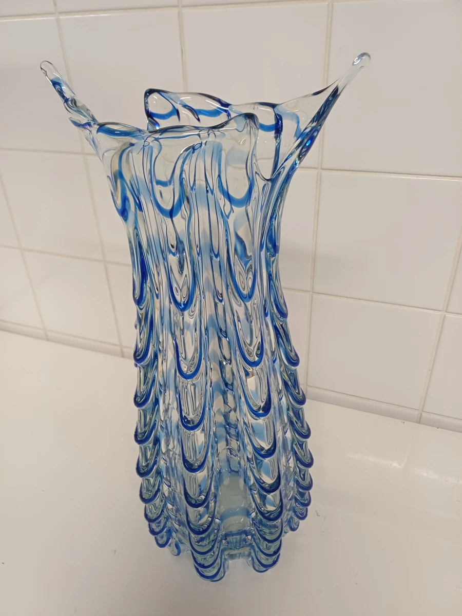 Murano 'waterfall' vaas