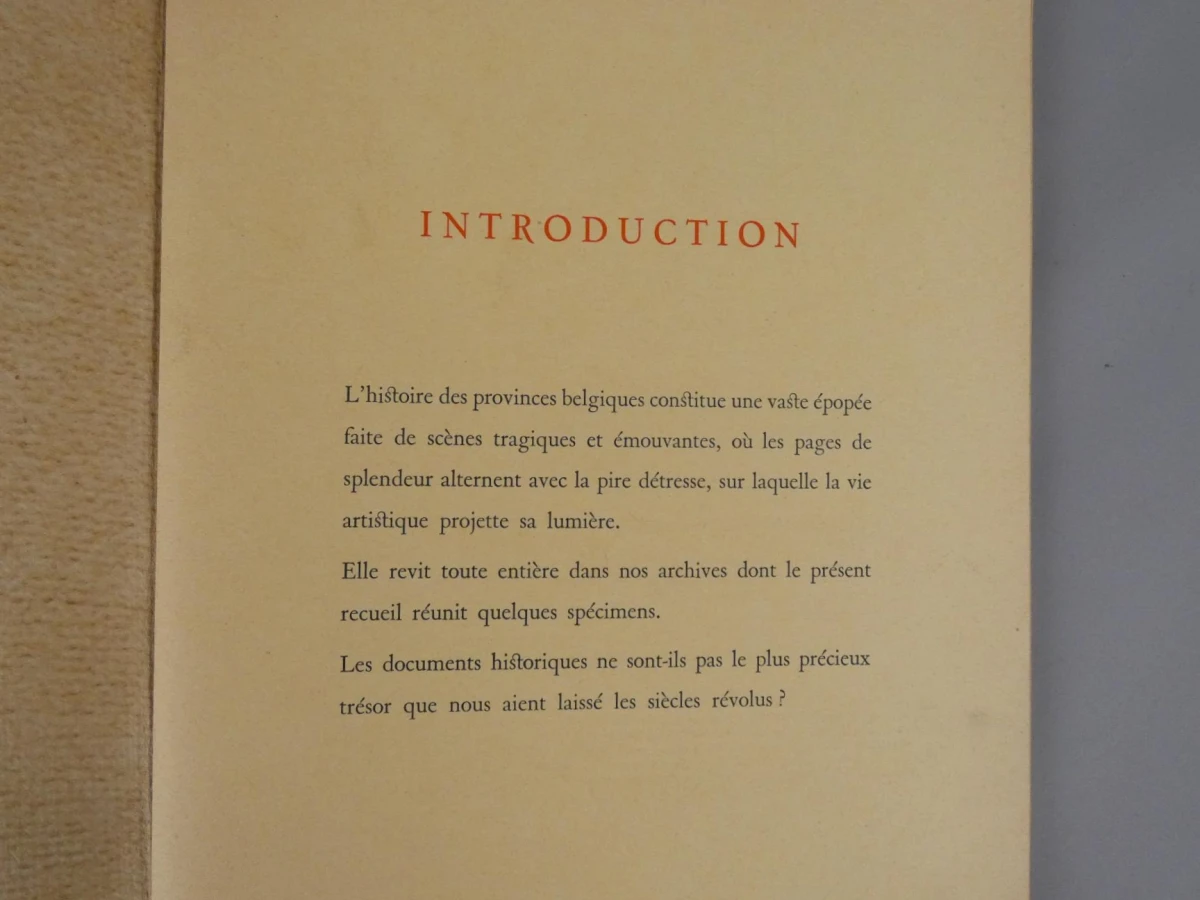 Boek Témoignages attachants de l'histoire des provinces belges