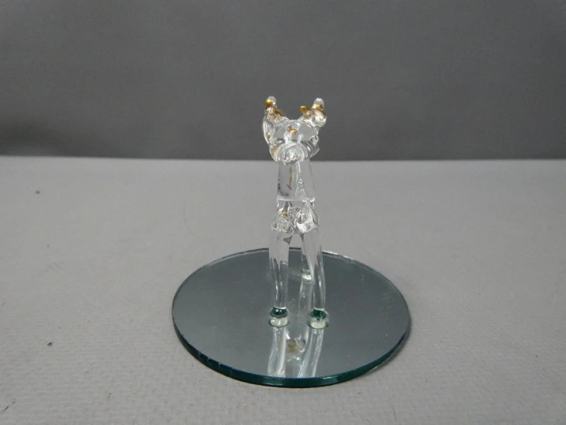 glazen kerstdecoratiefiguurtje "Rendier" - foto 2