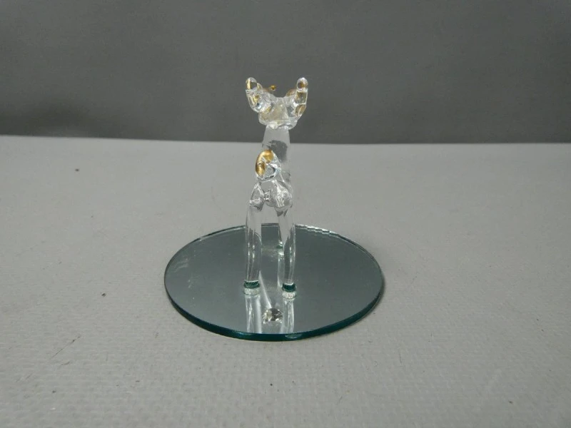 glazen kerstdecoratiefiguurtje "Rendier" - foto 4
