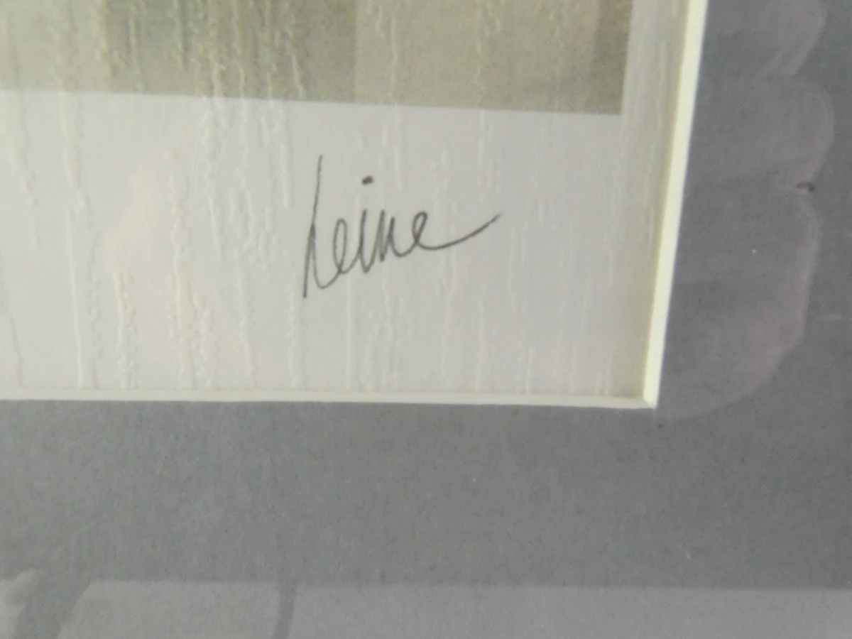Gesigneerde ingelijste kunstprint: "Sogno=Droom"