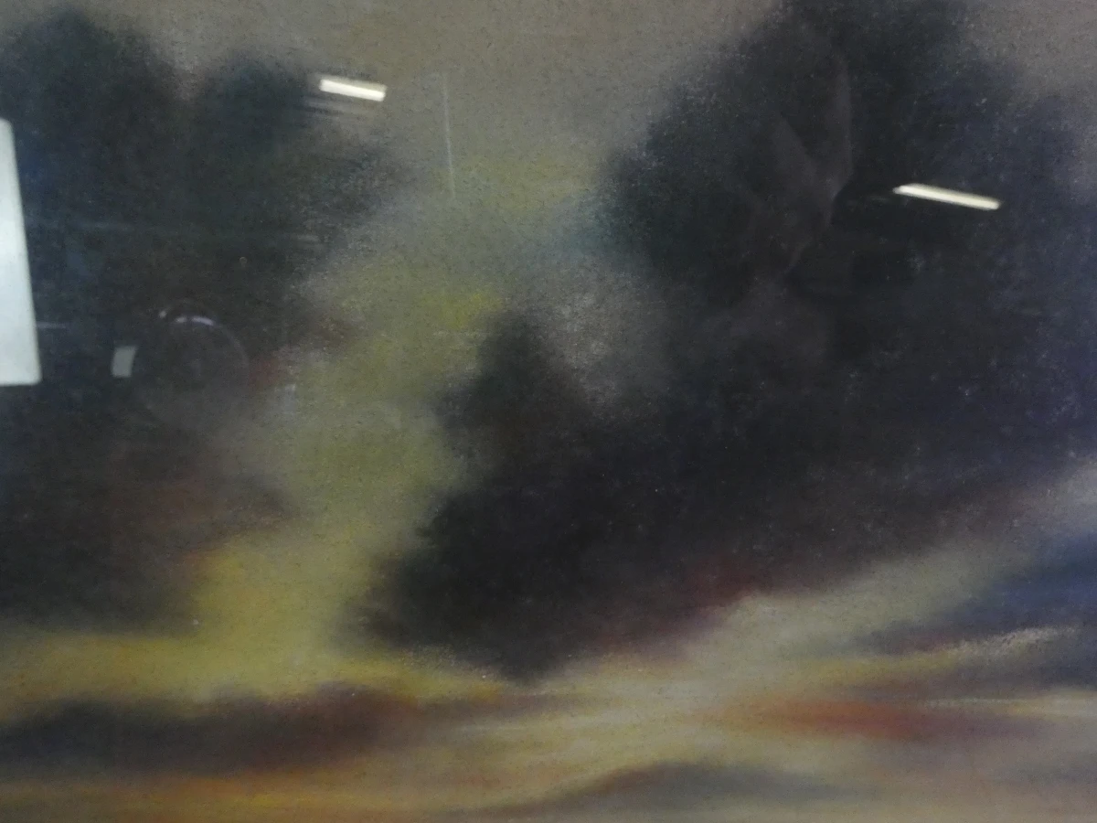 Sfeervol maritiem pastelschilderij – gesigneerd R. Cattoor