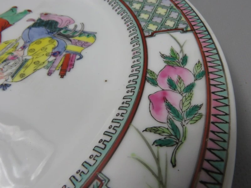 Vintage porseleinen Chinees bord - foto 5
