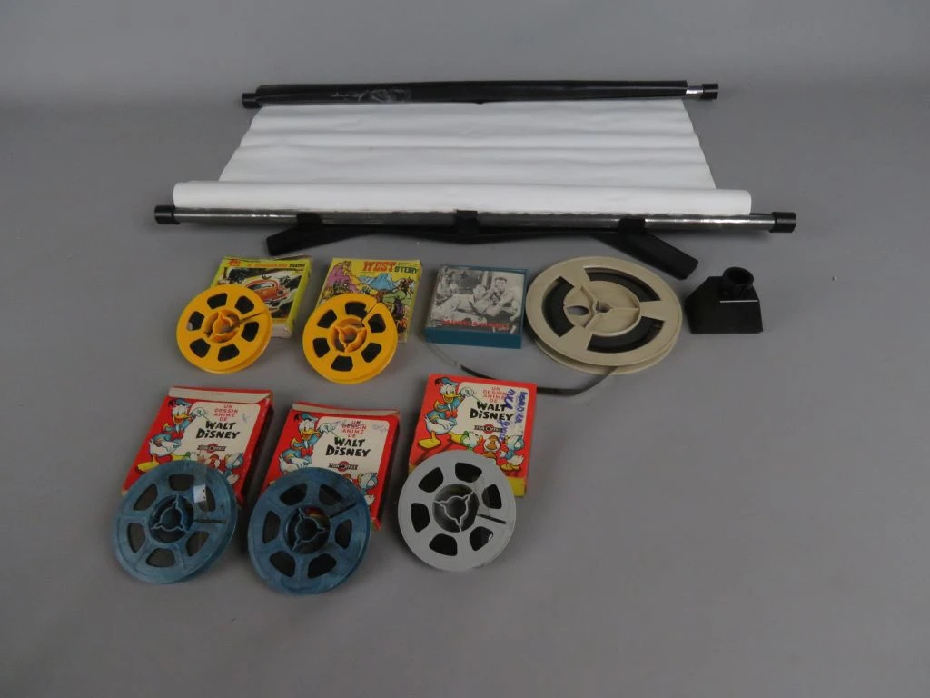 Vintage K6 Max 8mm filmprojector met accessoires en films - foto 5