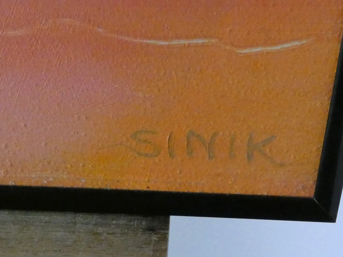 Expressief schilderij/kunstwerk op doek