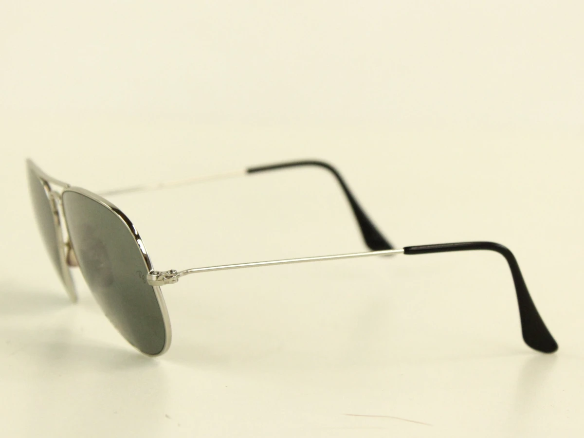 Ray Ban Zilverkleurige aviator zonnebril met hoesje - foto 5