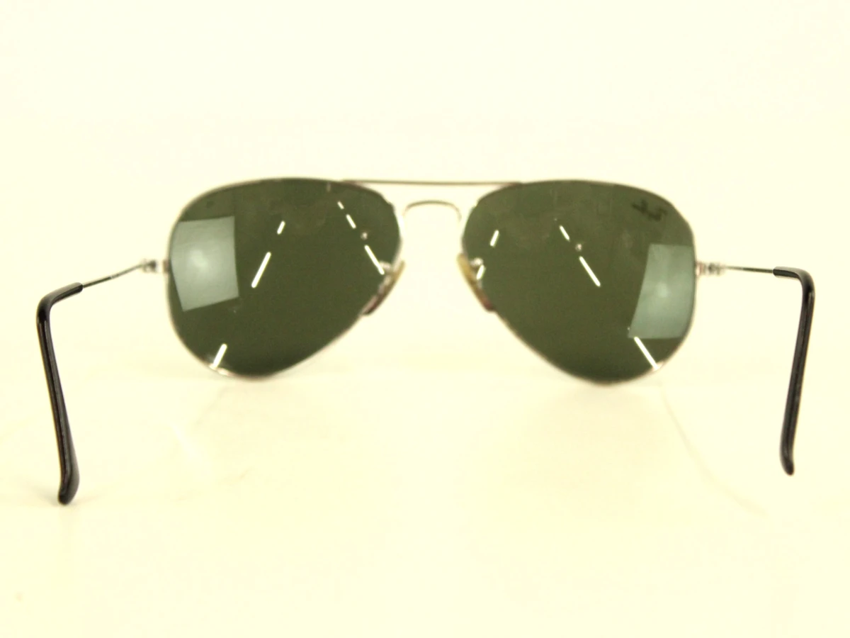 Ray Ban Zilverkleurige aviator zonnebril met hoesje - foto 7