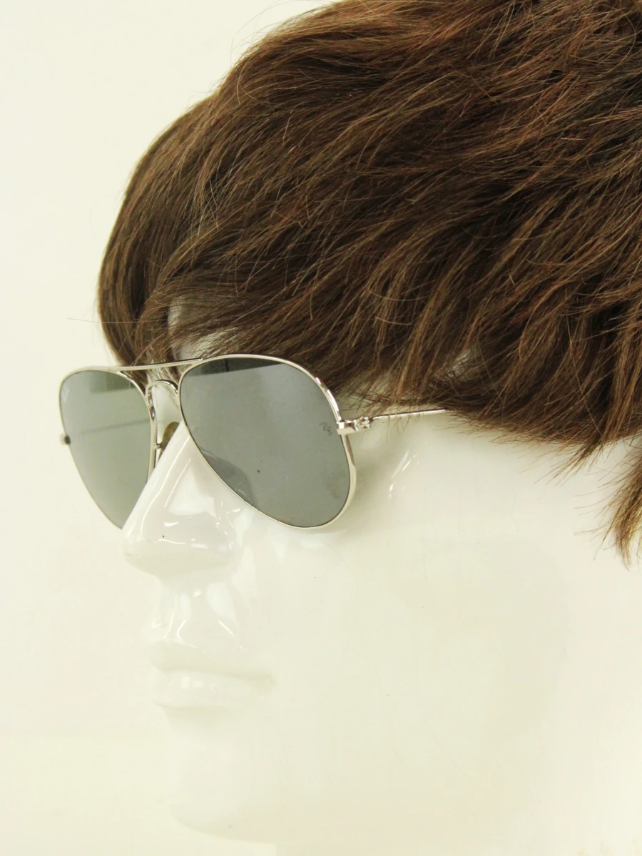 Ray Ban Zilverkleurige aviator zonnebril met hoesje - foto 9