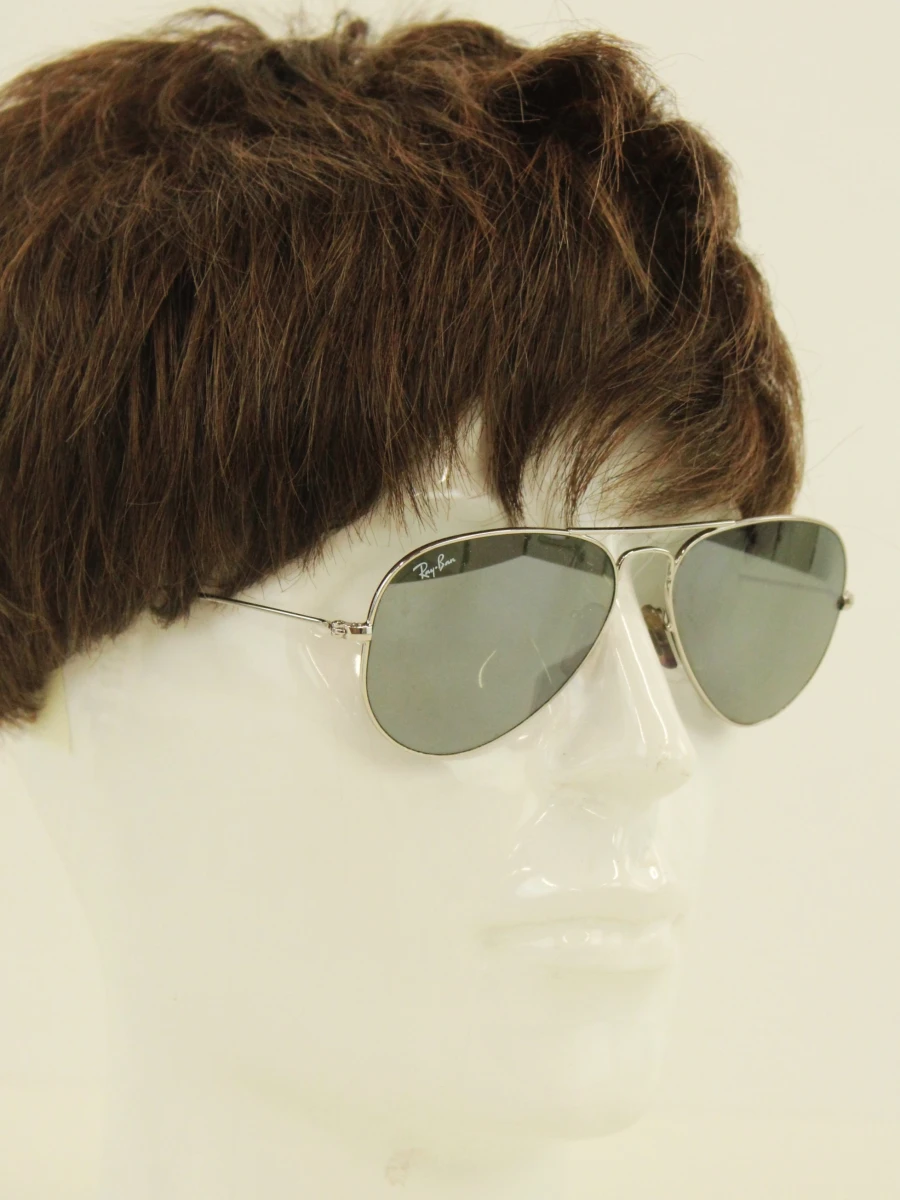 Ray Ban Zilverkleurige aviator zonnebril met hoesje - foto 8