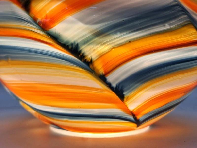 Originele Mdina Glass tafellamp (24-08-1989) - Gesigneerd & Gecertificeerd vintage design - foto 4