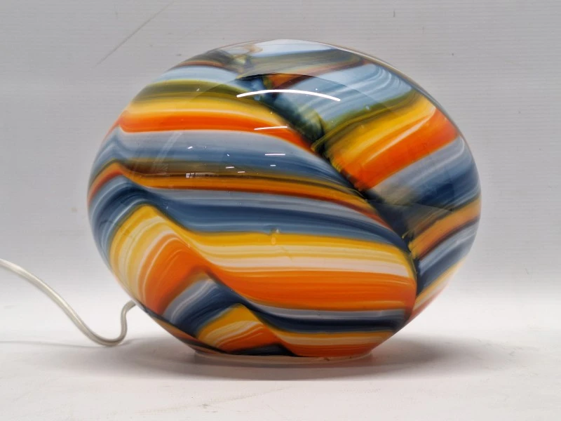 Originele Mdina Glass tafellamp (24-08-1989) - Gesigneerd & Gecertificeerd vintage design - foto 6