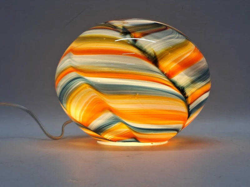 Originele Mdina Glass tafellamp (24-08-1989) - Gesigneerd & Gecertificeerd vintage design - foto 15
