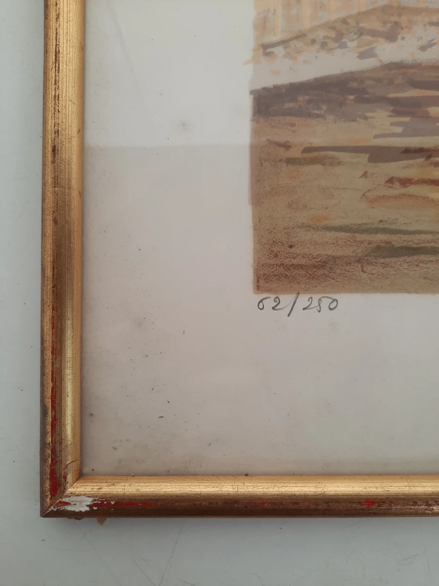 Maurice Buffet – "Ponts de Paris" – Originele Litho met COA – Nummer 62/250