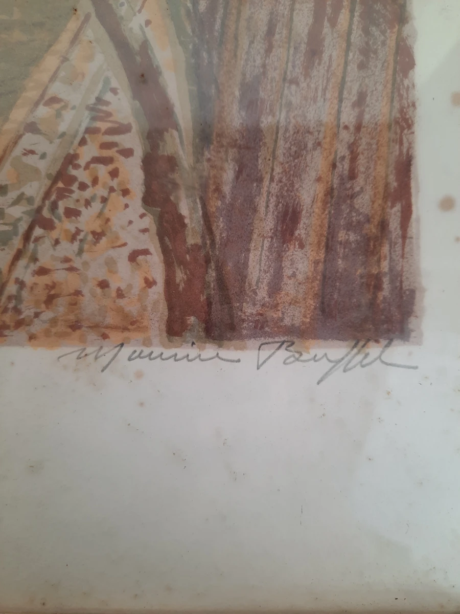 Maurice Buffet – "Ponts de Paris" – Originele Litho met COA – Nummer 62/250