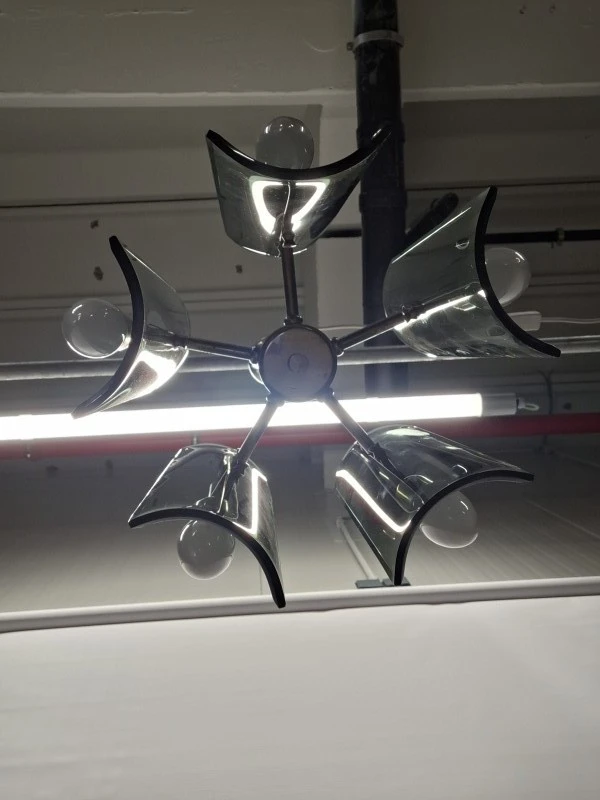 Italiaanse design hanglamp van Gino Paroldo voor Dino Dei / Fontana Arte - jaren 70 - foto 10