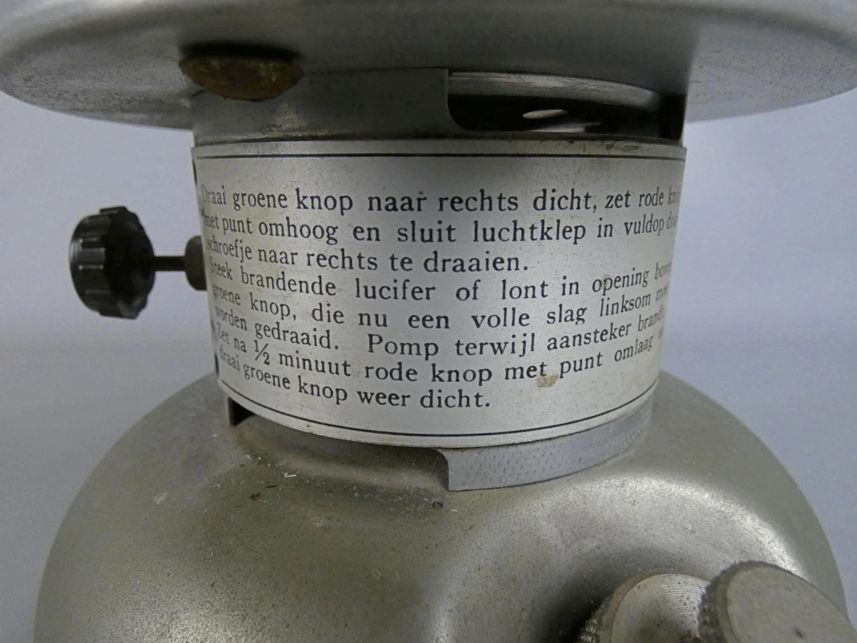 Zeldzame Coleman Petroleum Lantern / Stormlamp (Model 238B)