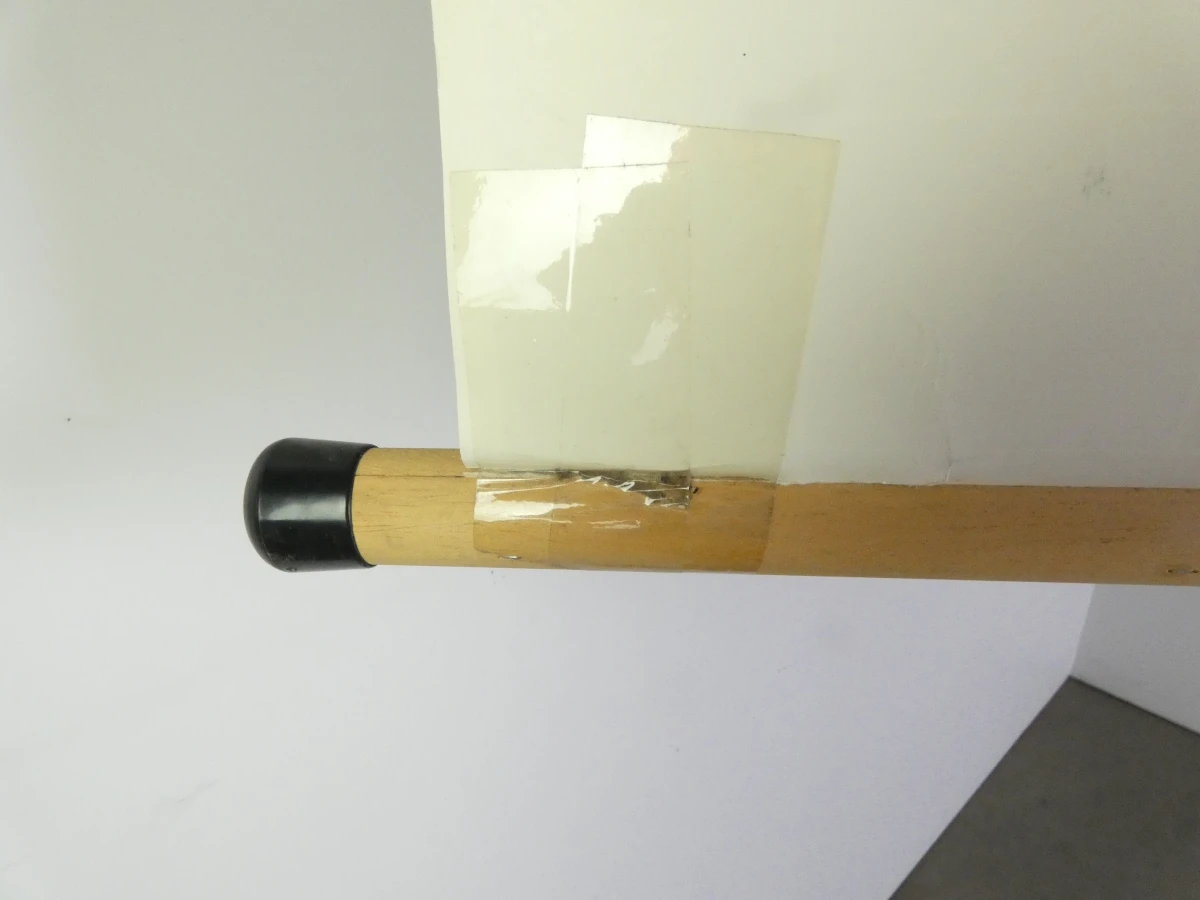 Grote educatieve tijdlijn poster met houten frame