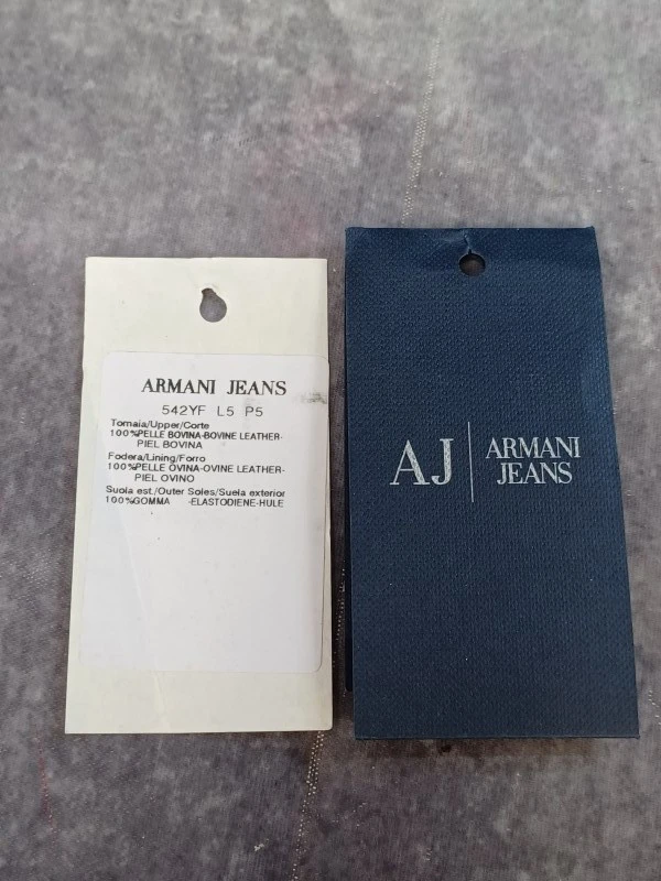 Stijlvolle Armani Jeans Leren Sandalen - Blu Prussia - foto 15