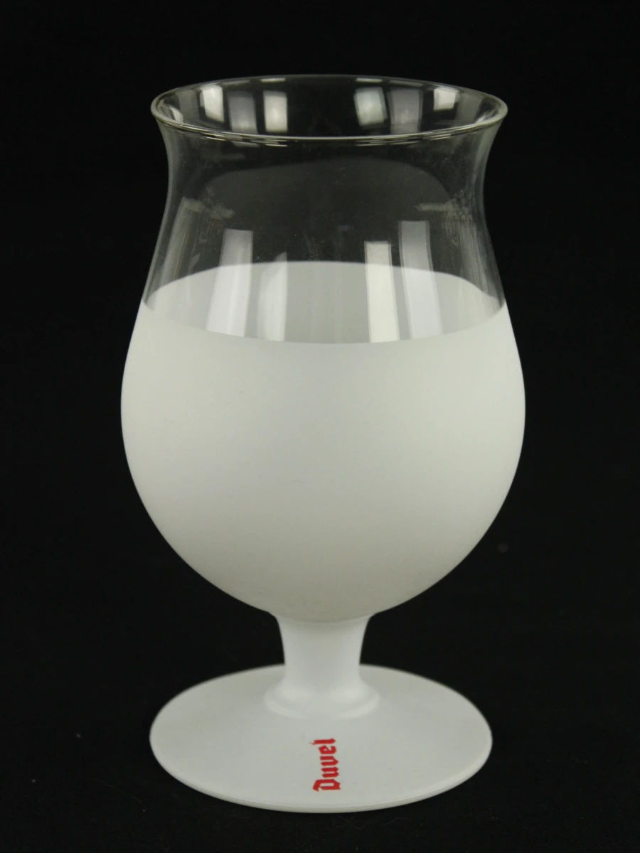 Lot van 10 Duvel Art en Limited edition glazen inclusief caféspiegel met vol Duvelglas - foto 6