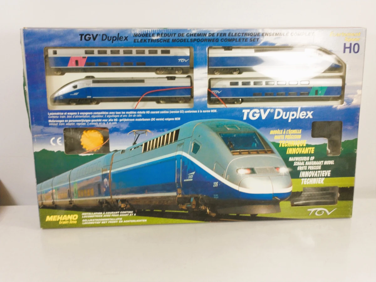 Twee Mehano H0 elektrische treinsets TGV Duplex en Amtrak - foto 4