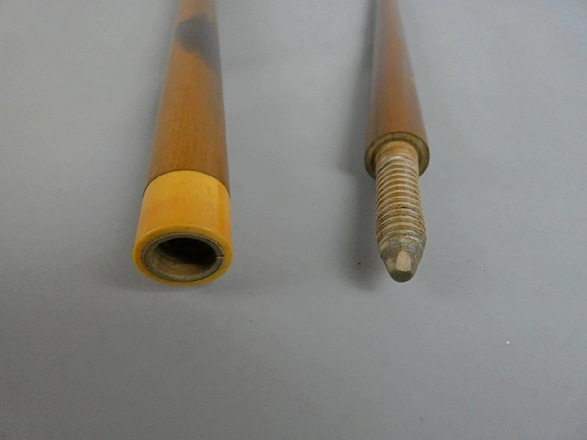 Vintage Tweedelige cue / biljartkeu