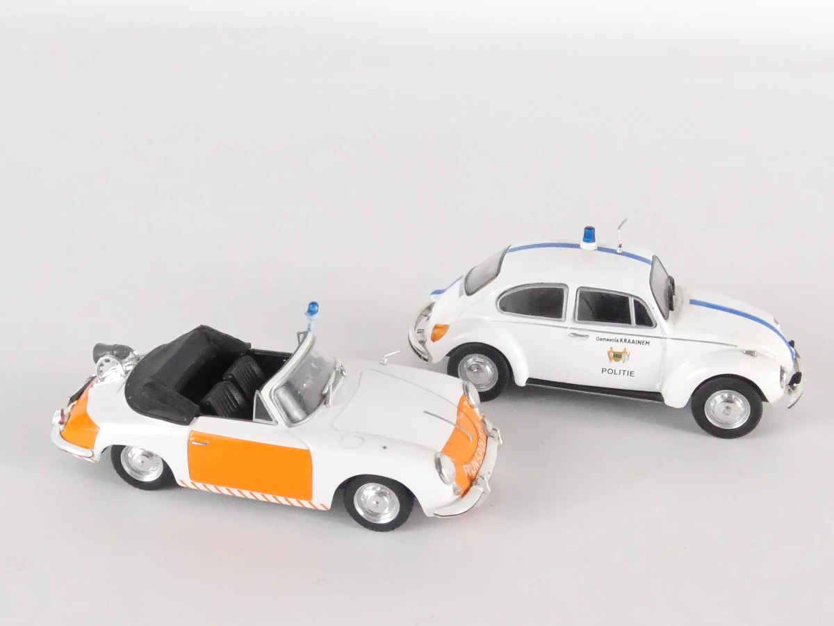 Set van 20 vintage metalen modelauto's - foto 7