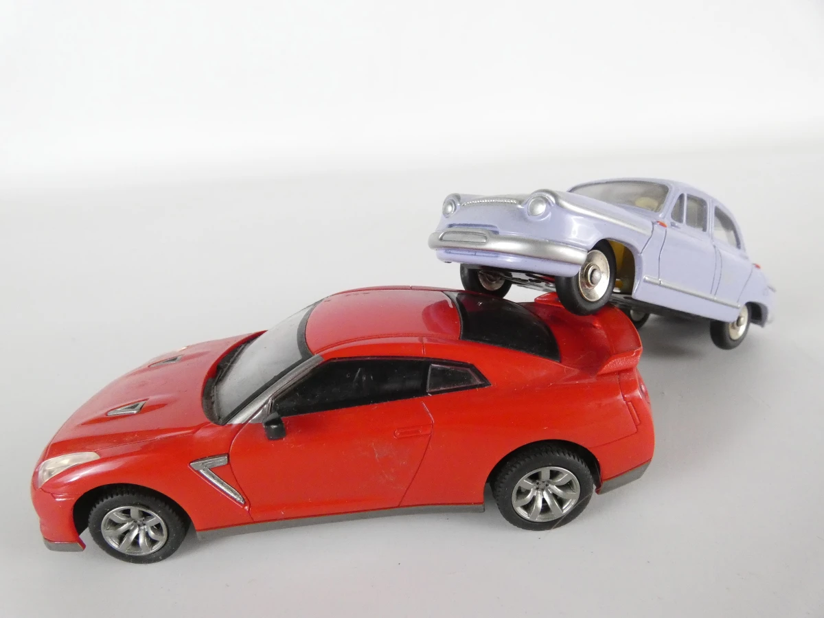 Set van 20 vintage metalen modelauto's - foto 11