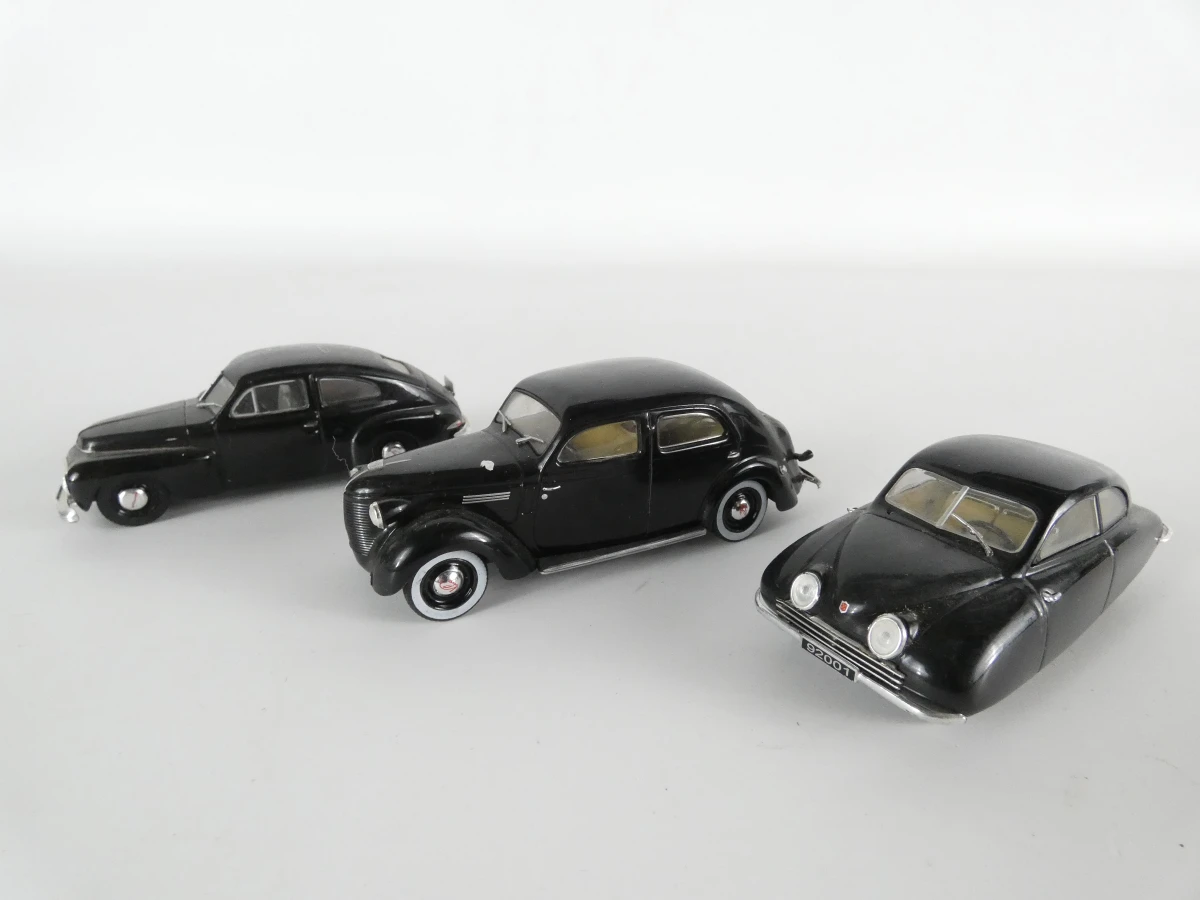 Set van 20 vintage metalen modelauto's - foto 13