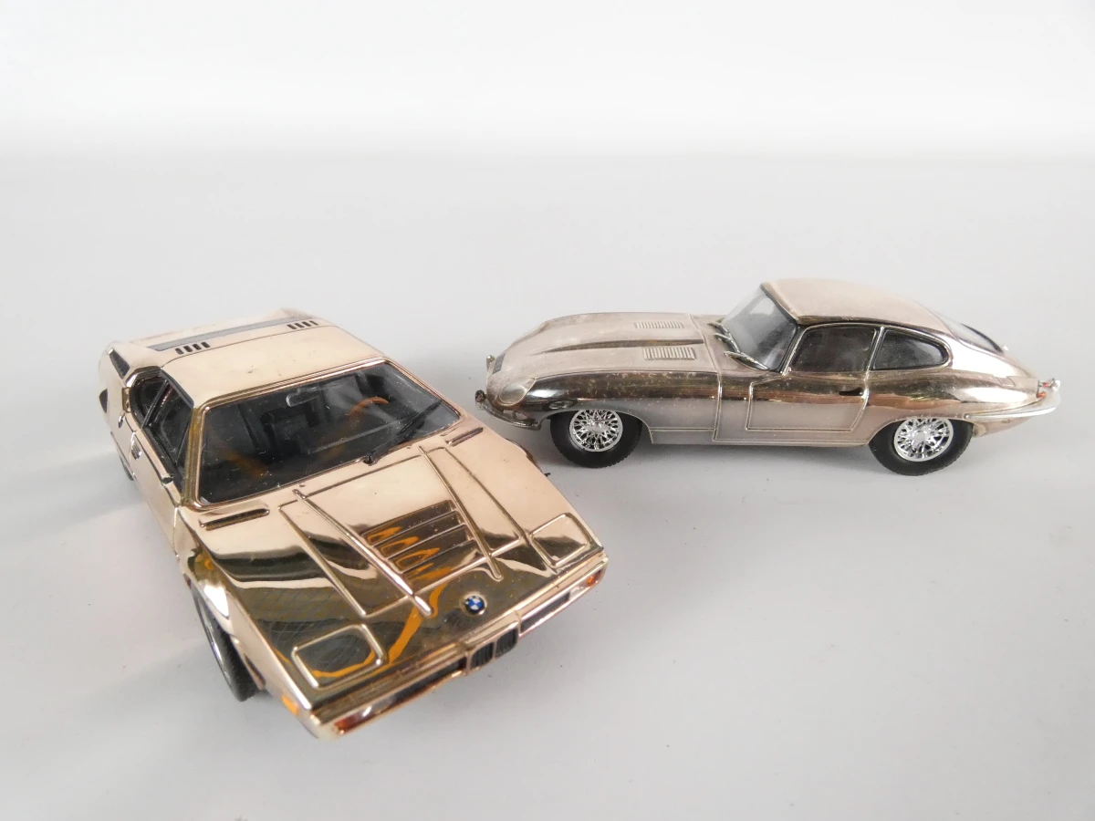 Set van 20 vintage metalen modelauto's - foto 15