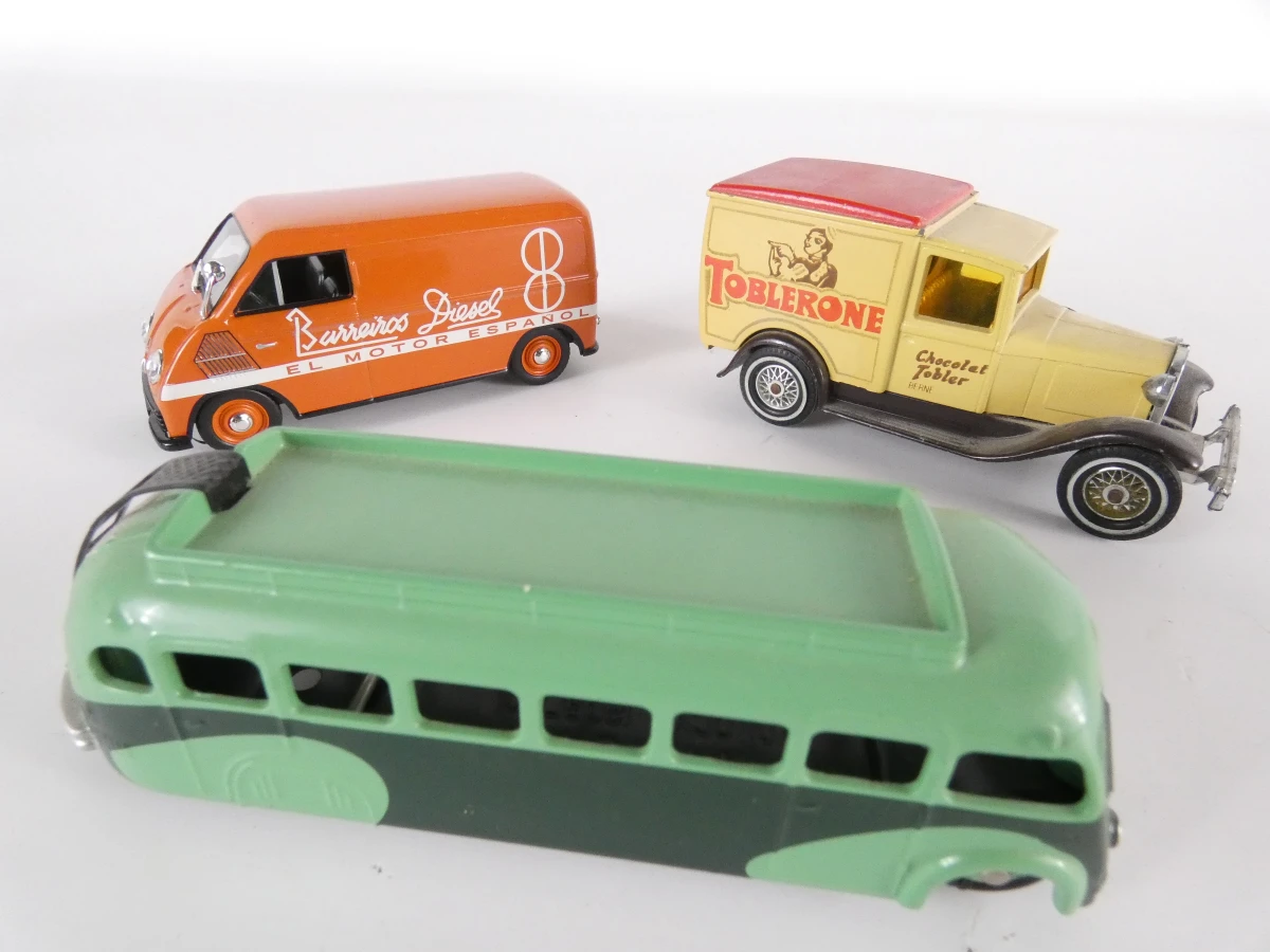 Set van 20 vintage metalen modelauto's - foto 20